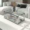 Buy !nspire If you're looking for a coffee table that will add some instant shine to your space, then you need the Estrel Rectangular Coffee Table in your life. (SKU# ) now before it is sold out again!