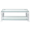 Buy !nspire If you're looking for a coffee table that will add some instant shine to your space, then you need the Estrel Rectangular Coffee Table in your life. (SKU# ) now before it is sold out again!
